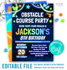obstacle course birthday party near me