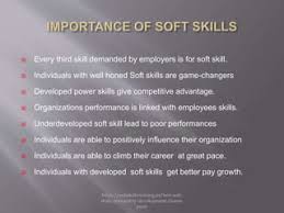 developing soft skills and personality