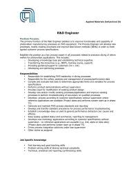 r&d engineer skills