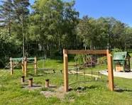 wooden ninja course