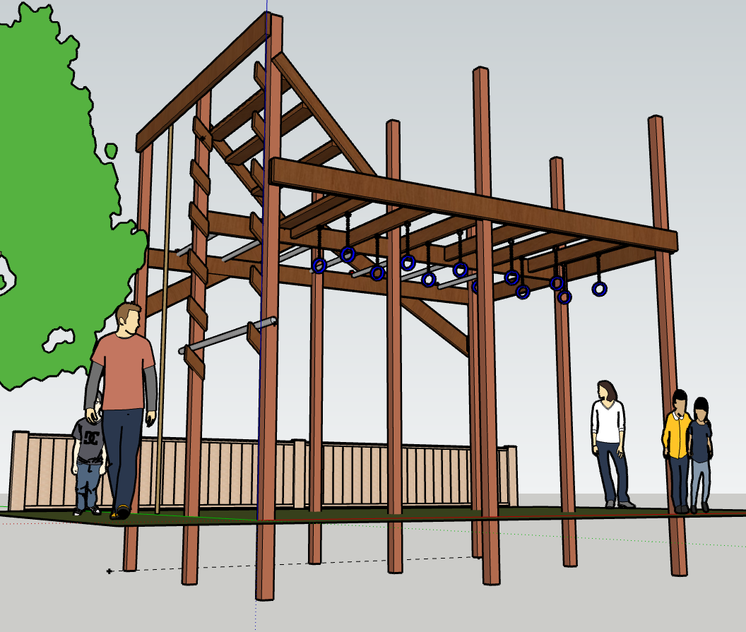 ninja warrior course diy