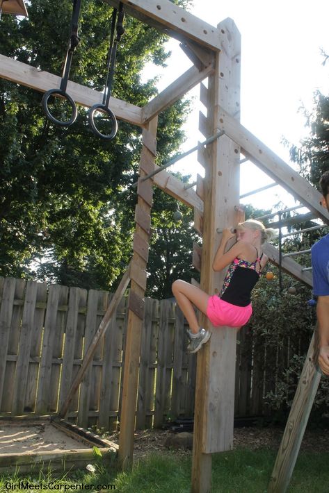 ninja warrior course homemade