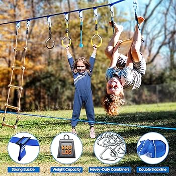 ninja hanging obstacle course