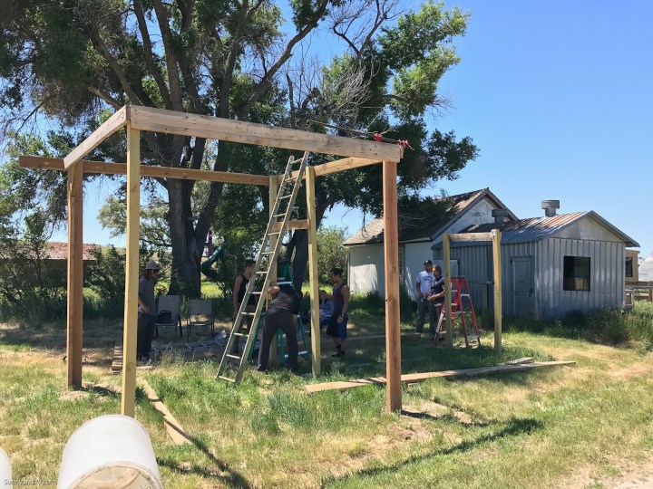 homemade ninja course