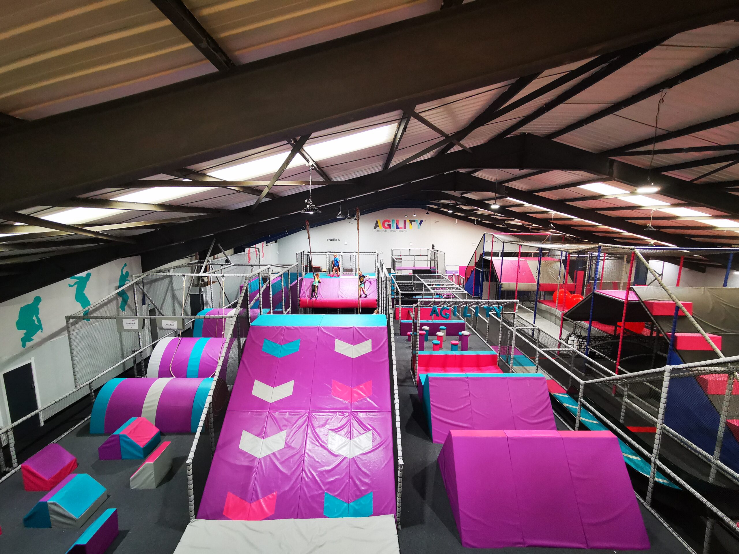 mini american ninja warrior course